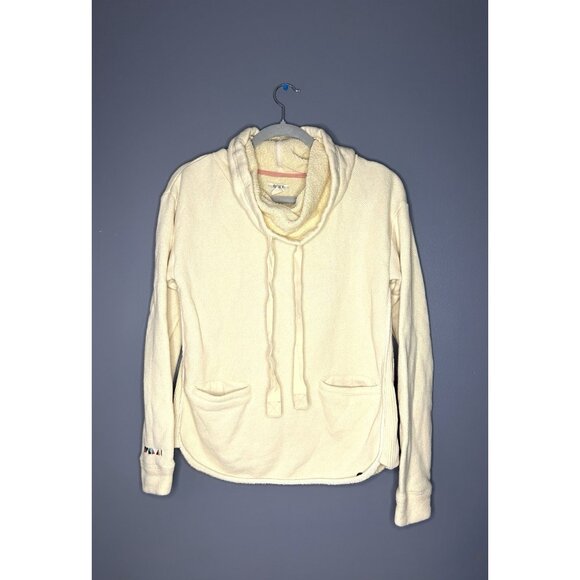 Buckle Roxy Counting Stars Sweatshirt Size L Metro Heather Cream Soft Comfy Cute - Picture 12 of 15